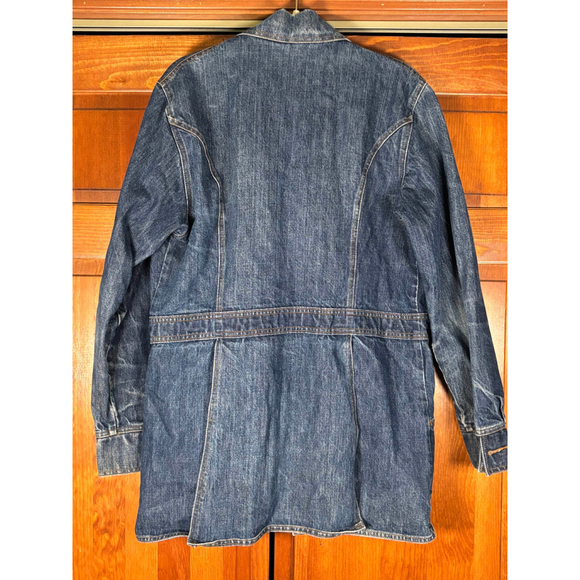 Vintage 70s Levi’s Orange Tab Denim Chore Coat USA Made Medium - Picture 12 of 14